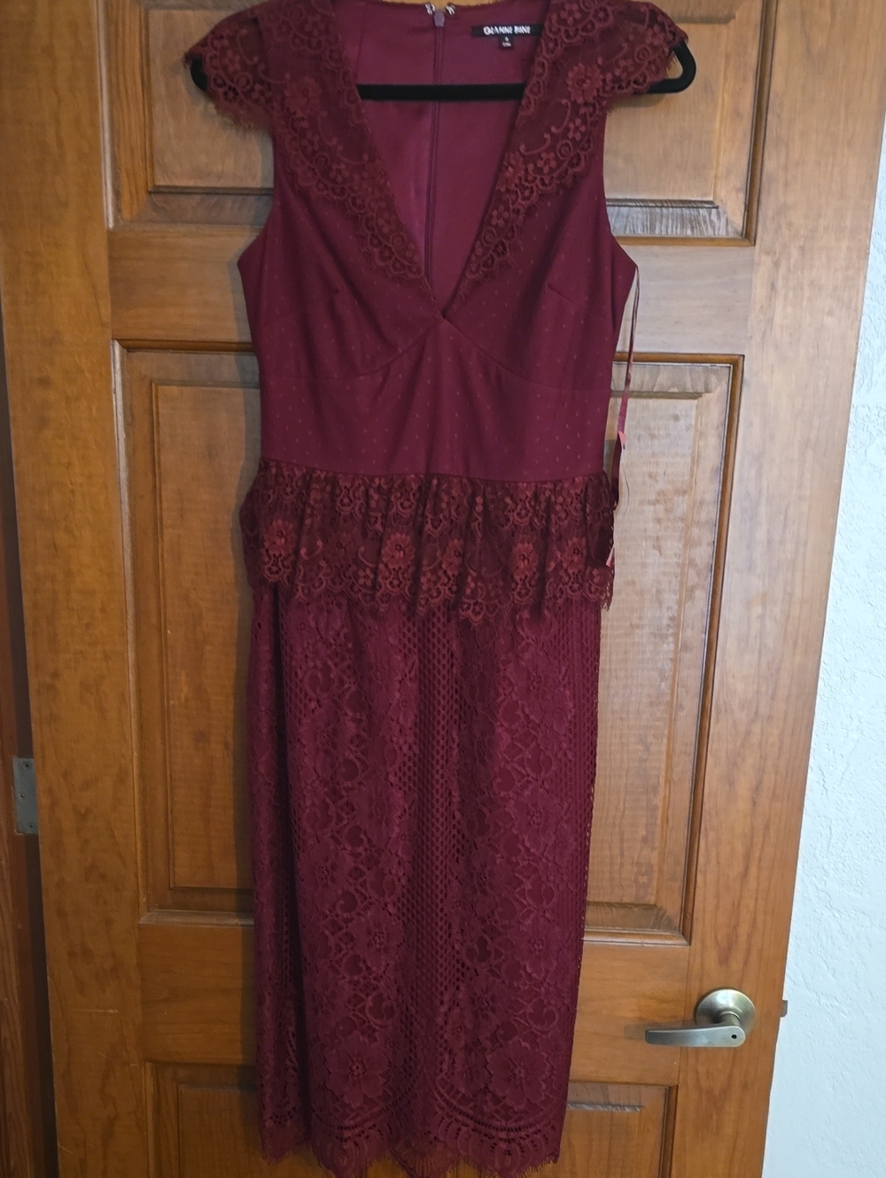 Gianni Bini- Burgundy Dress